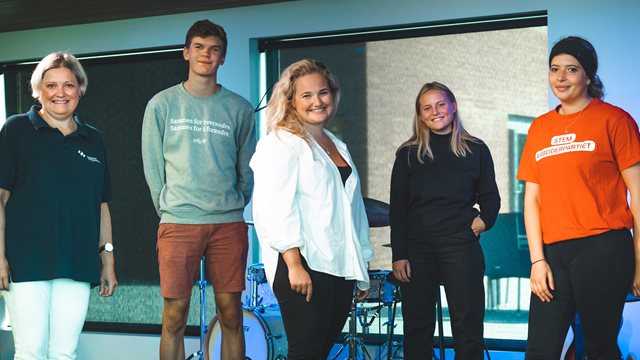 Ungdomspolitikere på Gerdas kafé