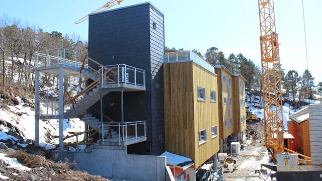 Nytt studenthjem under oppføring