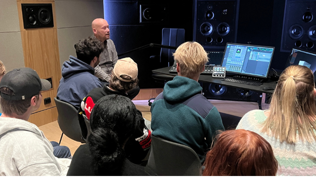 Musikkstudenter fikk unik innføring i Atmos-lyd hos BRAAK