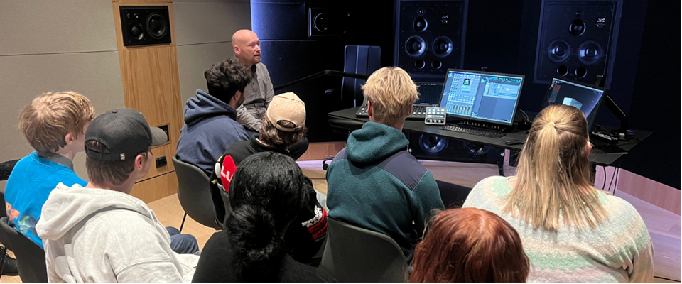 Musikkstudenter fikk unik innføring i Atmos-lyd hos BRAAK