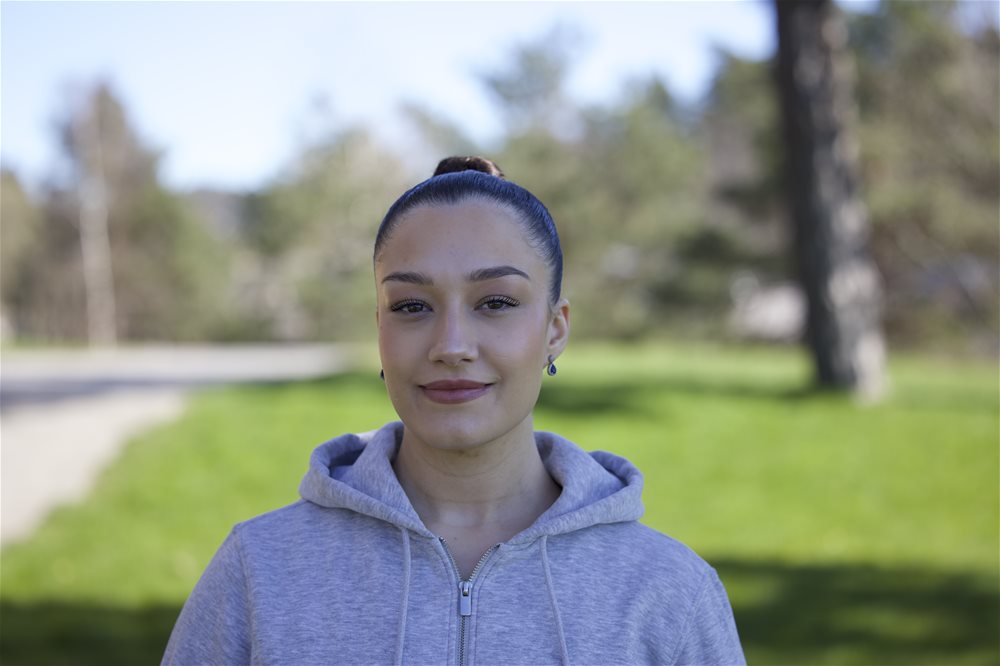 Psykologistudent utendørs