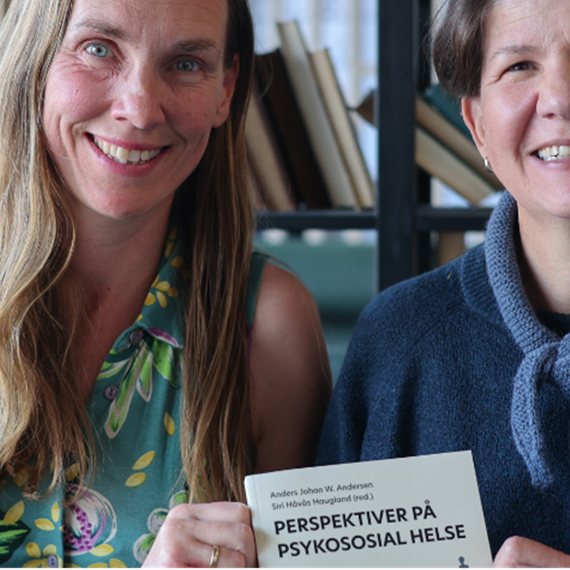 To medforfattere i ny bok om psykososial helse