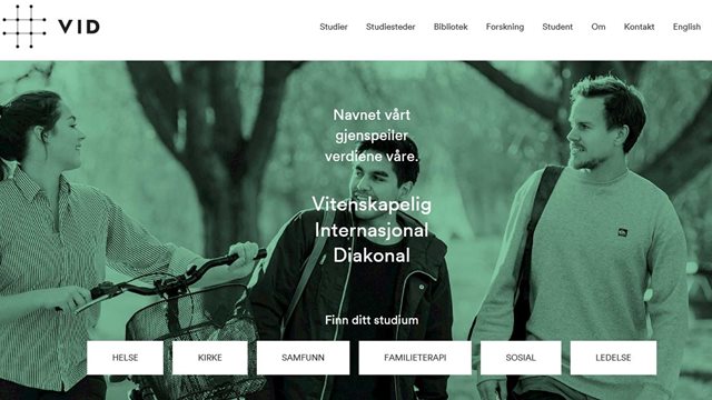 Samarbeidsavtale med VID vitenskapelige høgskole